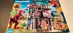 Playmobil Dinos basiskamp van de avonturiers + T-Rex 9429, Kinderen en Baby's, Speelgoed | Playmobil, Ophalen, Zo goed als nieuw
