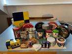 22 blikken, oud en nieuw, bus blik trommel Losse verkoop, Verzamelen, Blikken, Ophalen of Verzenden, Zo goed als nieuw, Koek(jes)