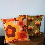 Retro vintage stijl kussenhoezen 45 x 45 cm diverse modellen, Envoi, Neuf, Autres couleurs, Carré