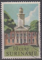 SURINAME - Historisch gebouw 1961, Postzegels en Munten, Postzegels | Suriname, Ophalen of Verzenden, Gestempeld