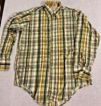 Country Gent blouse overhemd vintage maat-L streep gestreept, Ophalen of Verzenden, Zo goed als nieuw, Geel, Halswijdte 41/42 (L)