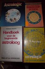 SET VAN 4 BOEKEN ASTROLOGIE - HOROSCOOP - 4 samen 6 euro  MA, Astrologie, Enlèvement