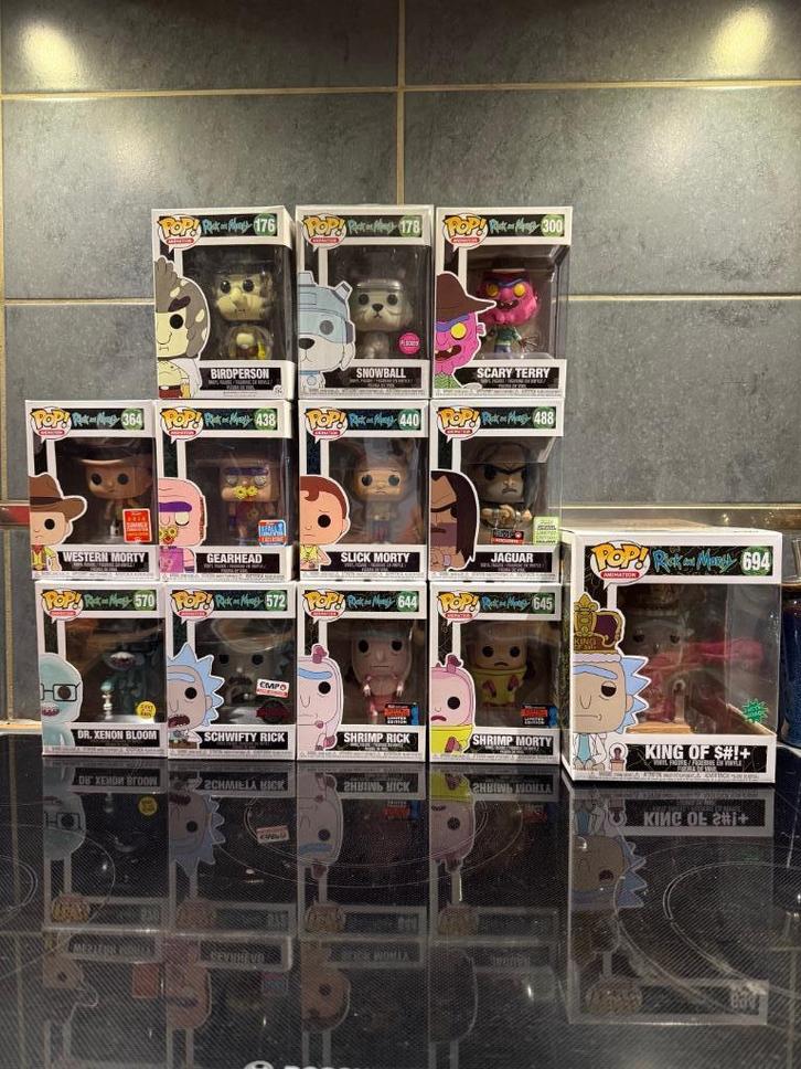 Funko Pop Divers Rick en Morty, Verzamelen, Poppetjes en Figuurtjes, Zo goed als nieuw, Ophalen of Verzenden
