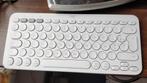 Clavier sans fil Bluetooth pour Mac Logitech K380 Blanc, Comme neuf, Azerty, Ergonomique, Logitech G