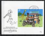 Année 2001 : FDC 3049 - Bloc 93 - Hergé : Tintin Kuifje - Ob, Ophalen of Verzenden