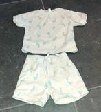 Baby kleding setje badstof eendjes Hema 62, Verzenden, Nieuw, Jongetje of Meisje, Setje