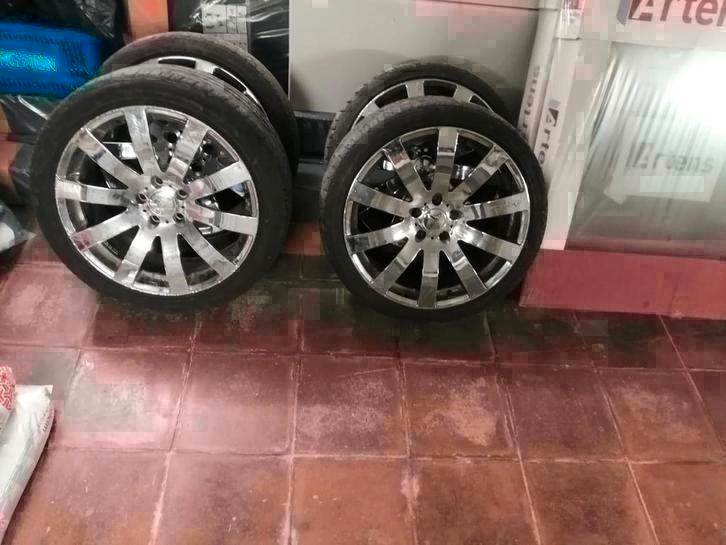 4 valgen 5x112 19 inch, Auto diversen, Autosport-onderdelen, Zo goed als nieuw, Ophalen