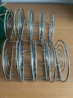 8 servettenhouders in metaal, Ophalen of Verzenden, Nieuw, Metaal