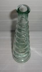 Vase soliflore original en verre épais - hauteur 27cm, Comme neuf, Enlèvement, Moins de 50 cm, Verre