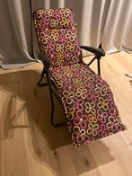 Verstelbare relaxstoel met dik kussen – goede staat, Enlèvement, Comme neuf