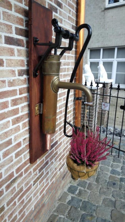 koperen waterpomp , dubbele + enkele antieke pomp, Jardin & Terrasse, Pompes à eau, Comme neuf, Manuelle, Pompe pour citernes d'eau de pluie