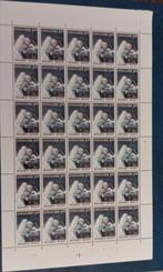 Feuille de 30 timbres Belgique. 1972.Journee du timbre., Enlèvement ou Envoi