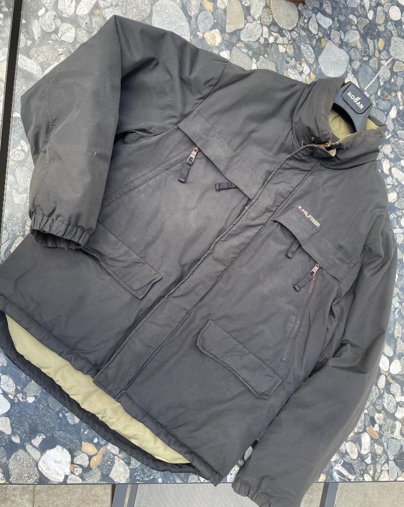 Veste d'hiver Tommy Hilfiger, Gris, Enlèvement ou Envoi, Tommy hilfiger, Porté