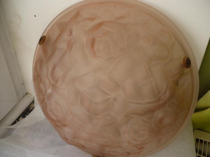 Art Deco hanglamp (wastafel) van Gue, Antiek en Kunst, Antiek | Verlichting, Ophalen of Verzenden