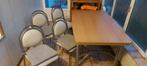 Table + 4 (ou 5) chaises, Maison & Meubles, Modern, 50 à 100 cm, Enlèvement, Utilisé