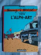 Tintin l''alph art cartonnée hommage à Hergé avec dédicace, Boeken, Gelezen, Eén stripboek, Ophalen of Verzenden, Herge