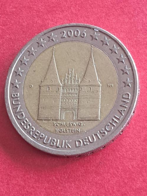 2006 Duitsland 2 euro D München Holstentor, Postzegels en Munten, Munten | Europa | Euromunten, Losse munt, 2 euro, Duitsland