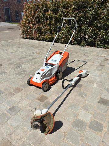 Stihl grasmaaier + kantenmaaier, Enlèvement, Comme neuf