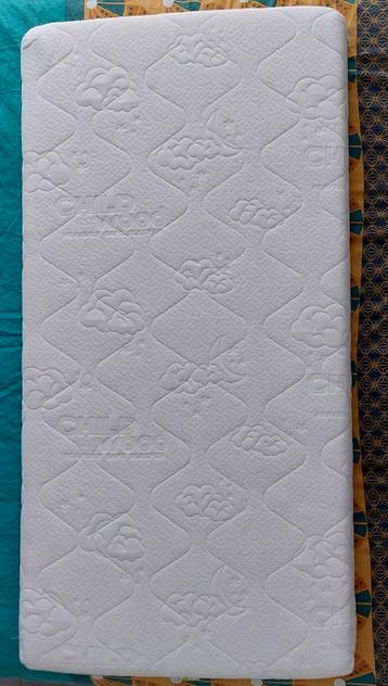 Matelas lit bébé / Matras babybed / 60x120cm Childhome, Matelas, Moins de 70 cm, Comme neuf, Enlèvement