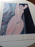 Offset print "Nu couché" Amedeo Modigliani, Antiek en Kunst, Ophalen