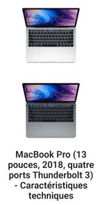 Mabook Pro 13' 2,3GHz untel core i5 quatre, Neuf, Enlèvement ou Envoi, MacBook, Azerty