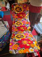 Ligzetels 2 stuks jaren zeventig, Tuin en Terras, Ophalen, Gebruikt, Aluminium, Inklapbaar