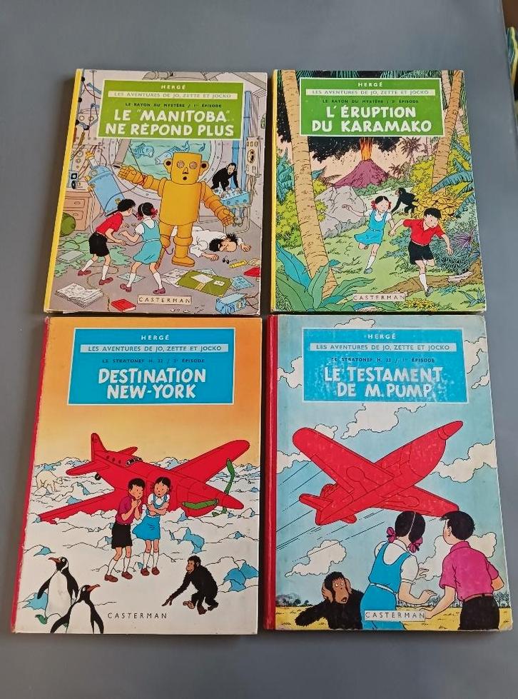 Jo, Zette & Jocko, 4x, bon état, Livres, BD, Utilisé, Plusieurs BD, Enlèvement ou Envoi