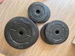 Dumbbell set, Sport en Fitness, Fitnessmaterialen, Ophalen, Gebruikt, Halterschijven