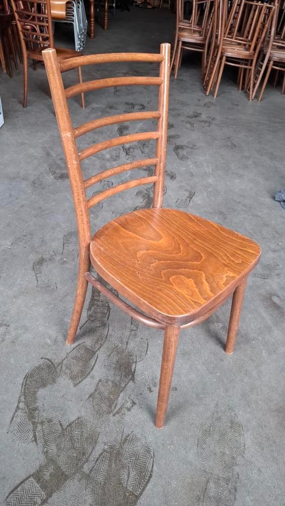 36 thonet cafe bistro stoelen bentwood hout bruin gebogen, Maison & Meubles, Chaises, Comme neuf, Cinq, Six Chaises ou plus, Bois