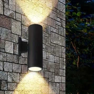 Buiten Wandlamp Kunststof Tuin Zwart (Nieuw) beschikbaar voor biedingen