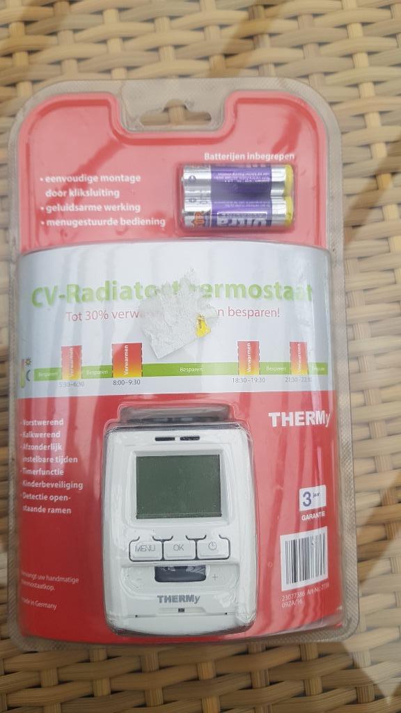 Energiebesparende thermostaat voor verwarming, Doe-het-zelf en Bouw, Verwarming en Radiatoren, Nieuw, Thermostaat, Ophalen of Verzenden