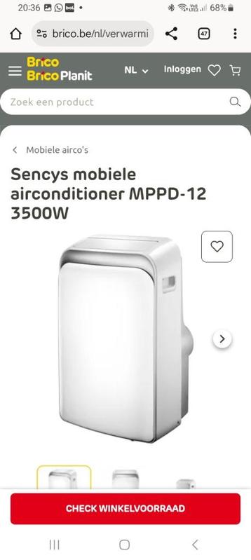 Nouveau système de climatisation mobile Sencys MPPD-12, Electroménager, Neuf, Classe énergétique A ou plus économe, 60 à 100 m³