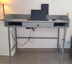 Petit bureau IKEA gris (HAUGA) - 100 x 45 cm, Maison & Meubles, Enlèvement, Utilisé, Bureau
