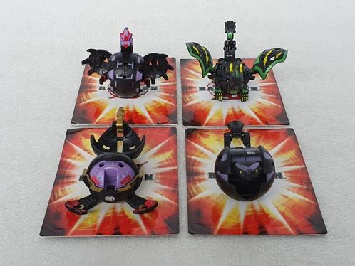 Lot van 4 Bakugan Darkus, Verzamelen, Speelgoed, Gebruikt, Ophalen of Verzenden