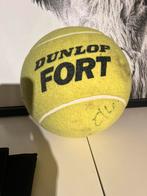 Grote gesigneerde tennisbal “ Kim Klijsters “, Sport en Fitness, Tennis, Ophalen, Zo goed als nieuw, Dunlop