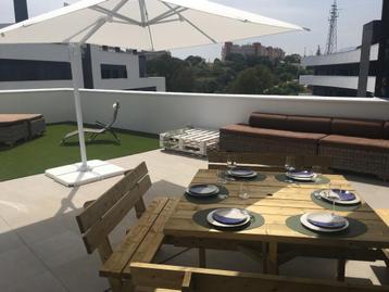 Estepona luxe vakantie appt met privé plunge pool op terras beschikbaar voor biedingen