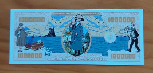 Belgium/USA - Kuifje/Tintin Calculus- 1 Million Dollars, Timbres & Monnaies, Monnaies & Billets de banque | Collections, Billets de banque