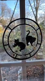 Décoration (verre peint à la main) chats, Enlèvement, Utilisé