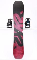 150 cm snowboard K2 EST. 87, black/blue, p-tex topsheet, Sport en Fitness, Snowboarden, Verzenden, Gebruikt, Board