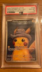 Pikachu Van Gogh ‘Grey Felt Hat’ PSA 10, Hobby en Vrije tijd, Ophalen of Verzenden, Nieuw, Losse kaart