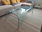 Salontafel in glas Fiam - model Genio, Huis en Inrichting, Tafels | Salontafels, Ophalen, 100 tot 150 cm, 50 tot 100 cm, Overige vormen