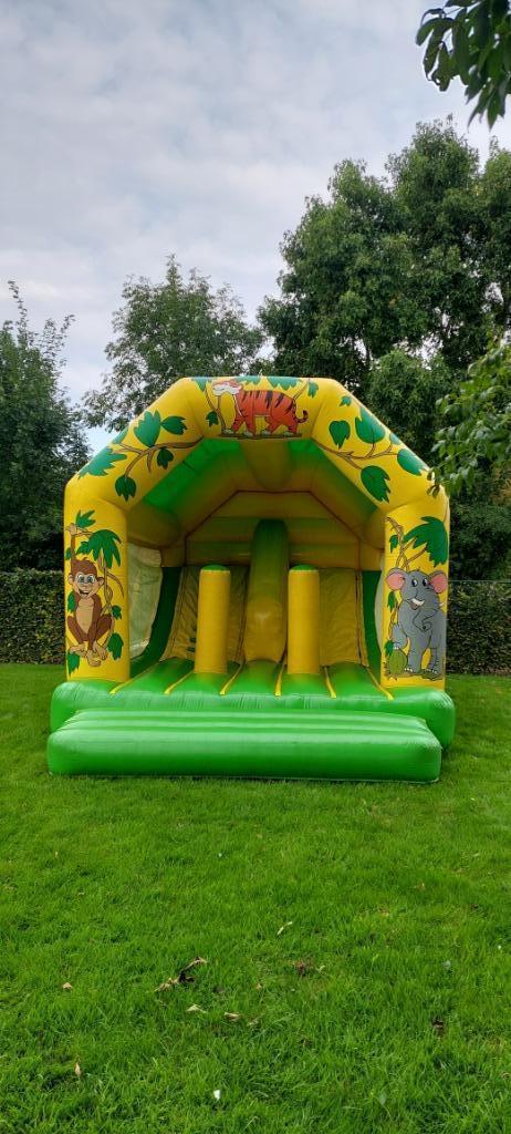 Springkasteel Combo Jungle - Inside Slide, Kinderen en Baby's, Speelgoed | Buiten | Springkussens, Gebruikt, Ophalen