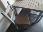 Table et chaises (bois), Maison & Meubles, Tables | Tables à manger, 100 à 150 cm, Rectangulaire, Autres essences de bois, 50 à 100 cm