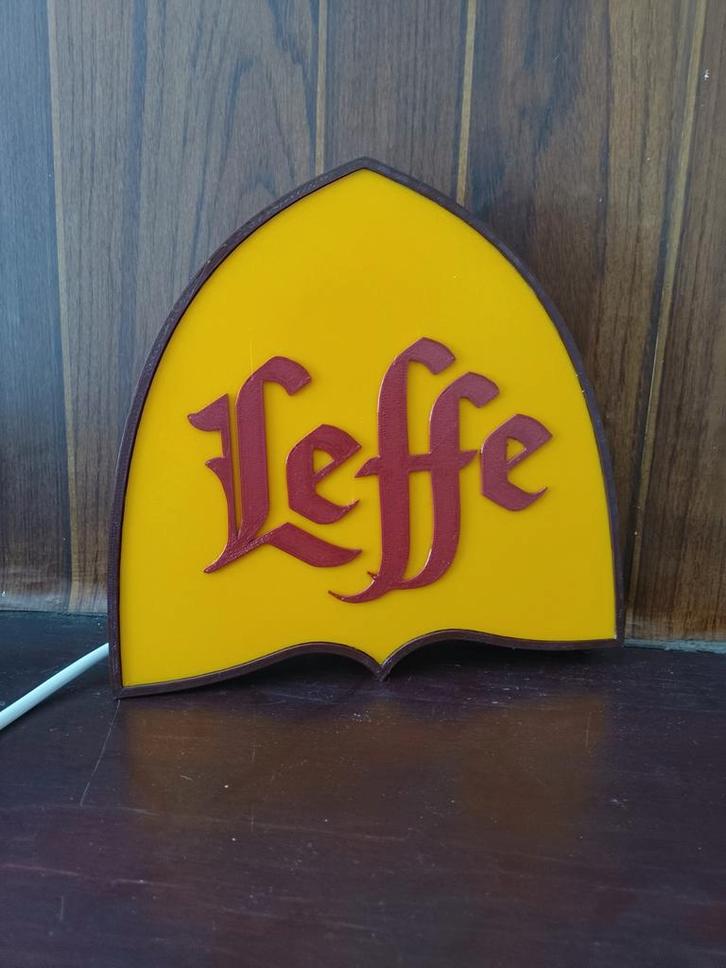 leffe lichtreclame, Verzamelen, Merken en Reclamevoorwerpen, Nieuw, Lichtbak of (neon) lamp, Ophalen of Verzenden