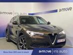 Alfa Romeo Stelvio 2.0 | Q4 | NETTO : 20.660€ | 1ER PROP.|, Auto's, Alfa Romeo, Automaat, 4 cilinders, Bruin, Leder