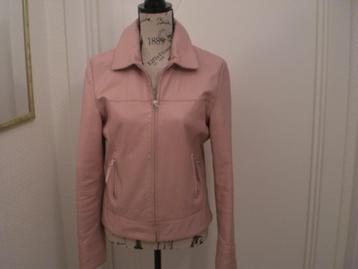 Veste Cuir Rose clair. Marque: "Naf Naf". Taille L beschikbaar voor biedingen