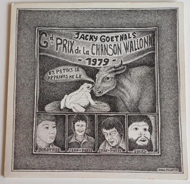 LP Jacky Goethals Chanson Wallonne PATOIS WALLON PICARD FOLK, Cd's en Dvd's, Vinyl | Wereldmuziek, Gebruikt, Europees, 12 inch