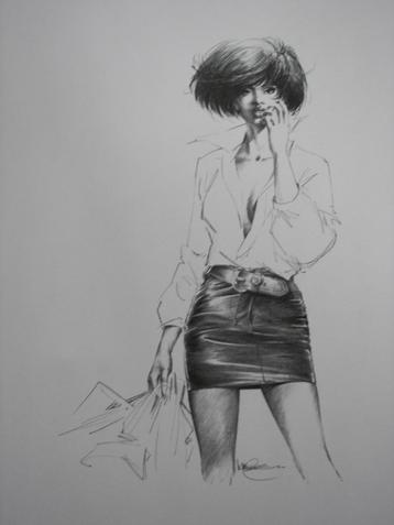 Reproducties stripplaten / reproductions planche BD W. Vance beschikbaar voor biedingen
