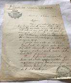 Oude Rekening 1929 met stempel, Postzegels en Munten, Ophalen of Verzenden