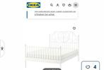 Mooi  metalen bed 1m60 ikea, Huis en Inrichting, Slaapkamer | Bedden, Ophalen, Zo goed als nieuw